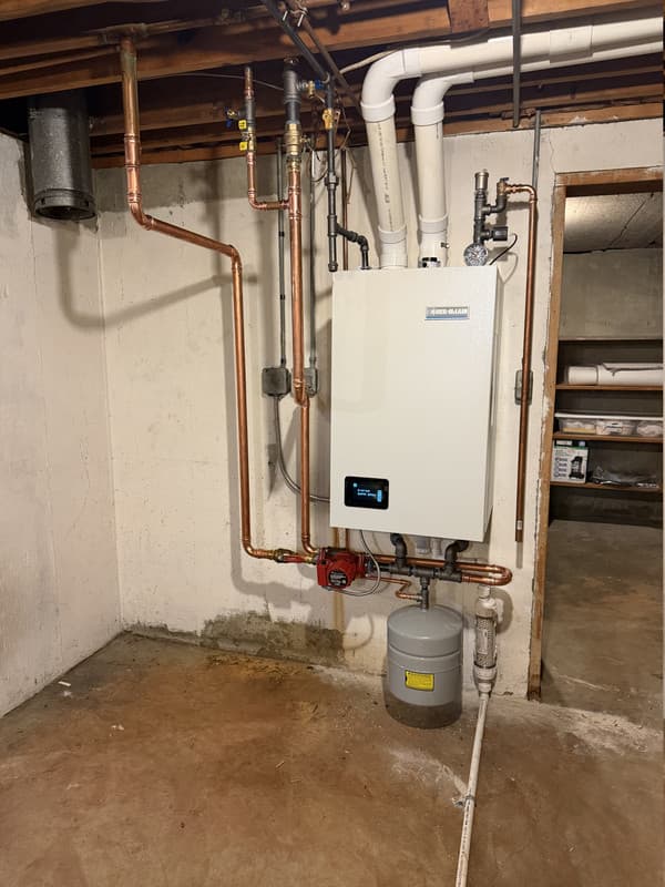 High-efficiency residential furnace after a Service First upgrade